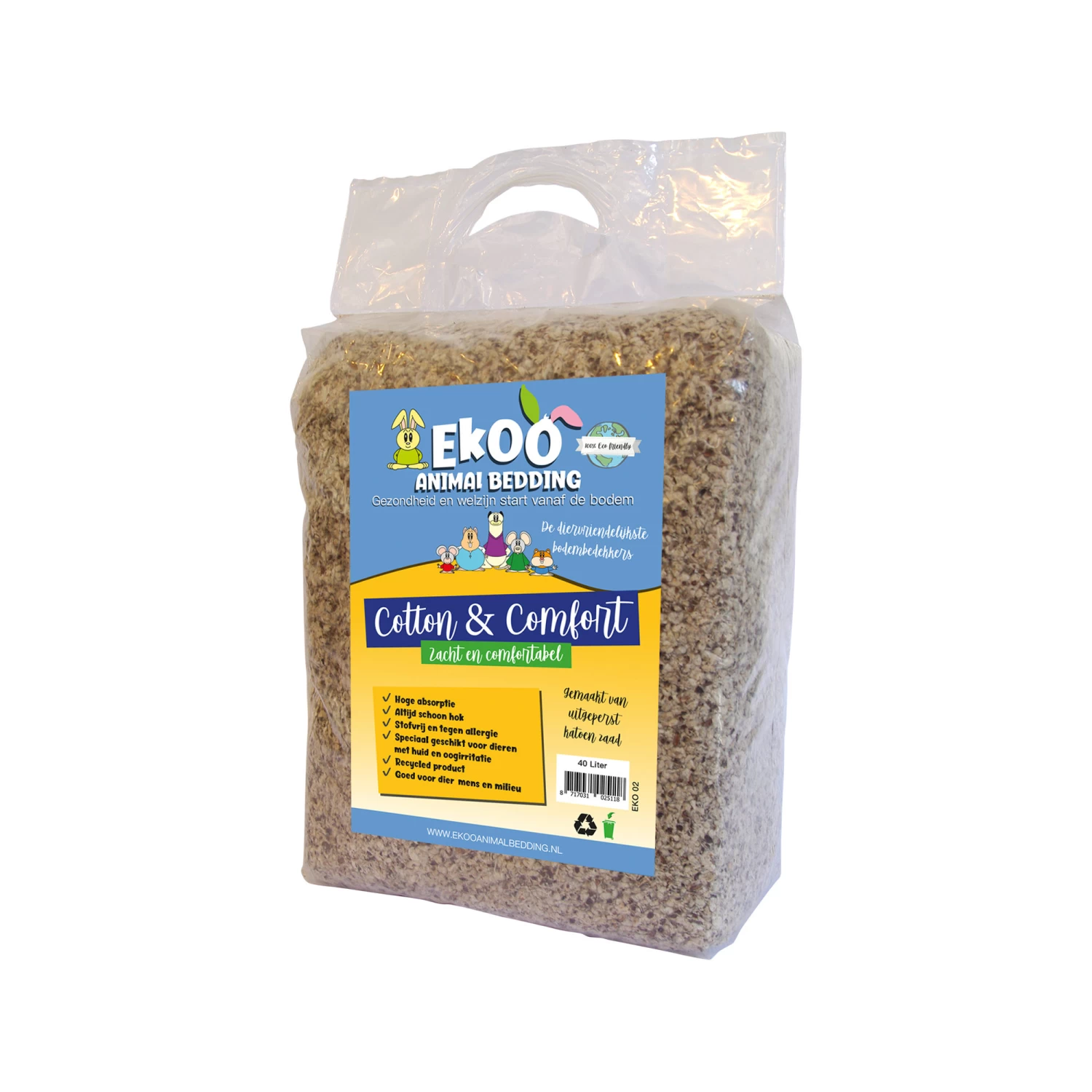 Ekoo Animal Bedding Cotton & Comfort - Afbeelding 3