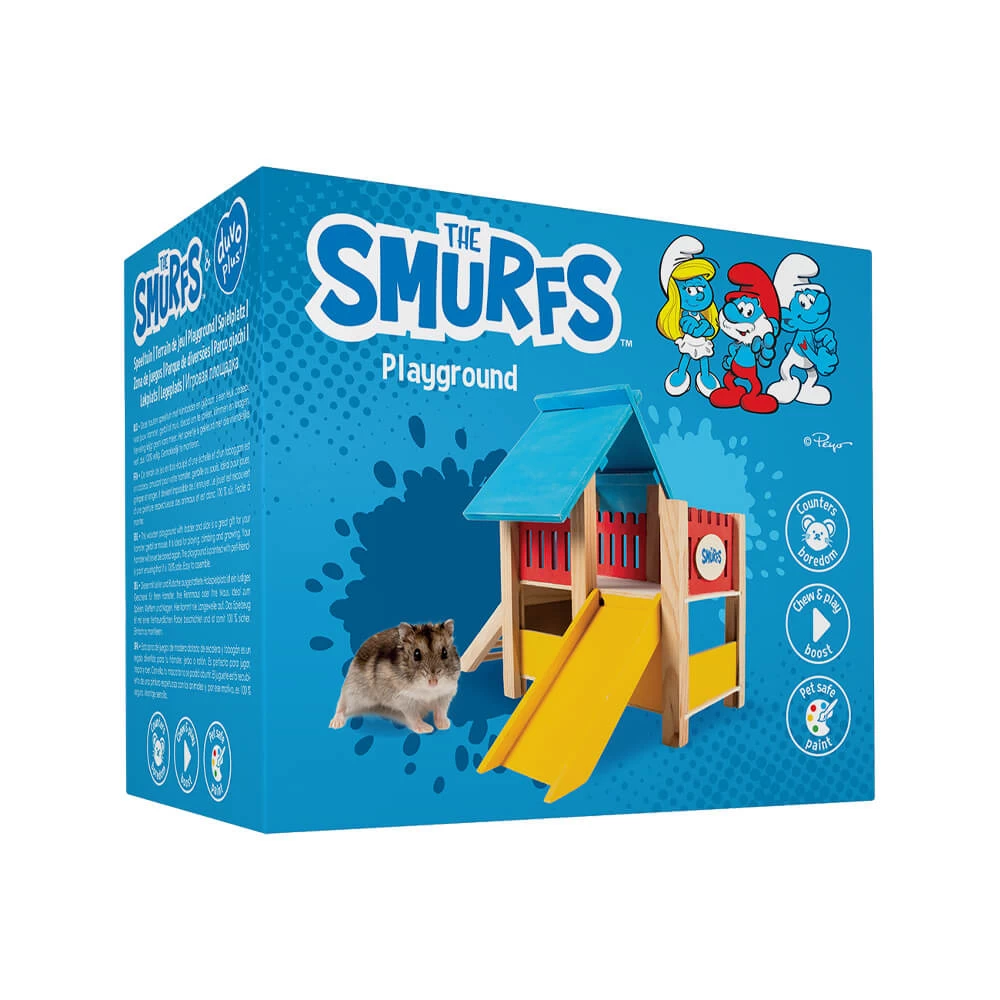 Duvo+ De Smurfen Speeltuin Voor Knaagdieren