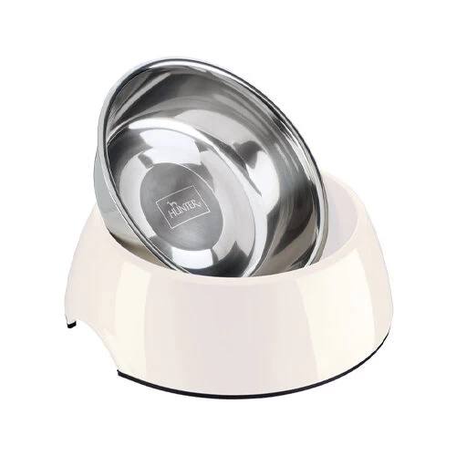 Hunter Melamine Voer- En Drinkbak - Wit - Afbeelding 5