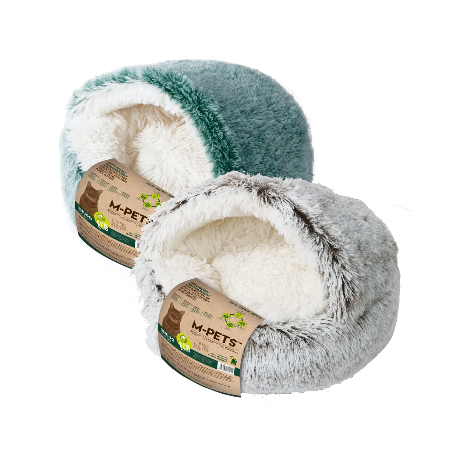 M-PETS Snugo Eco Kattenbed - Afbeelding 3