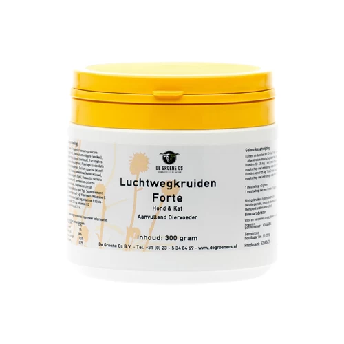 Groene Os Luchtwegkruiden Forte - Hond/Kat - Afbeelding 3