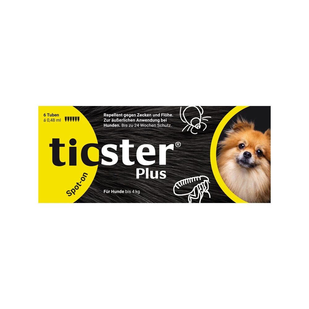 Ticster Plus Spot-on Hond <4 Kg - Afbeelding 2