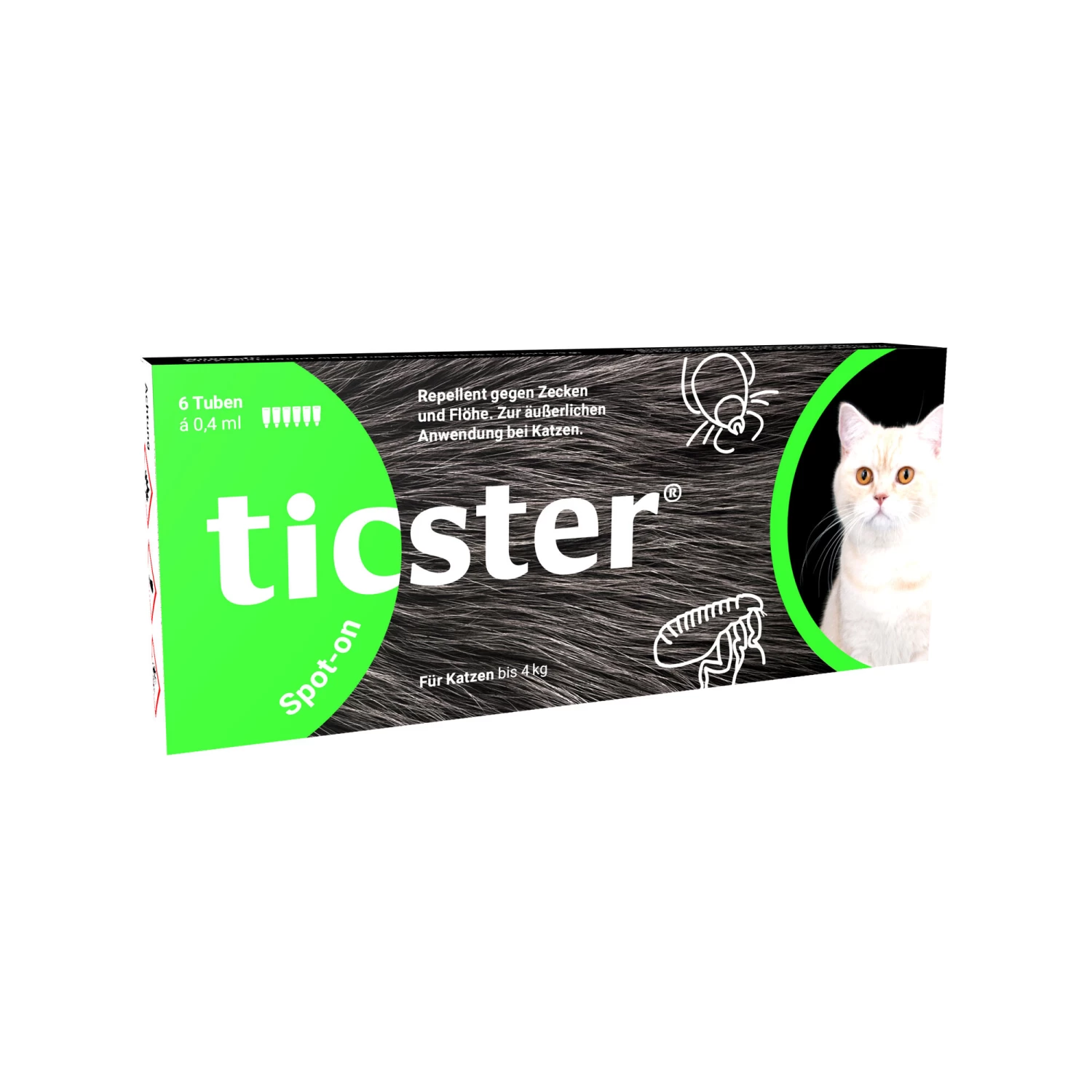 Ticster Spot-on Kat <4 Kg - Afbeelding 2